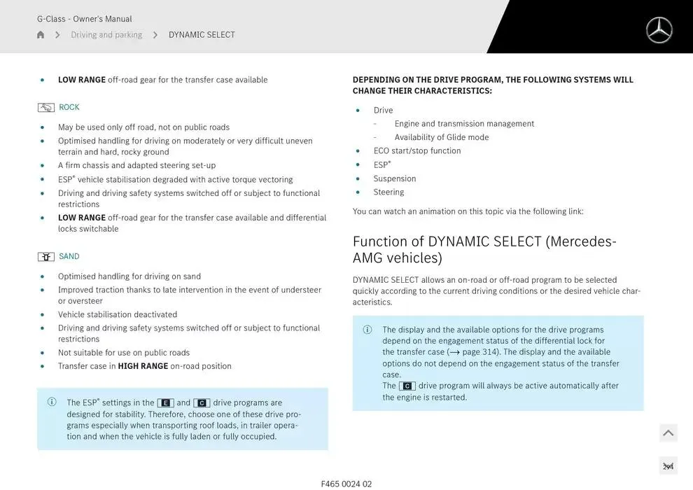 G-Class SUV from 14 January to 30 April 2025 - Offers page 294