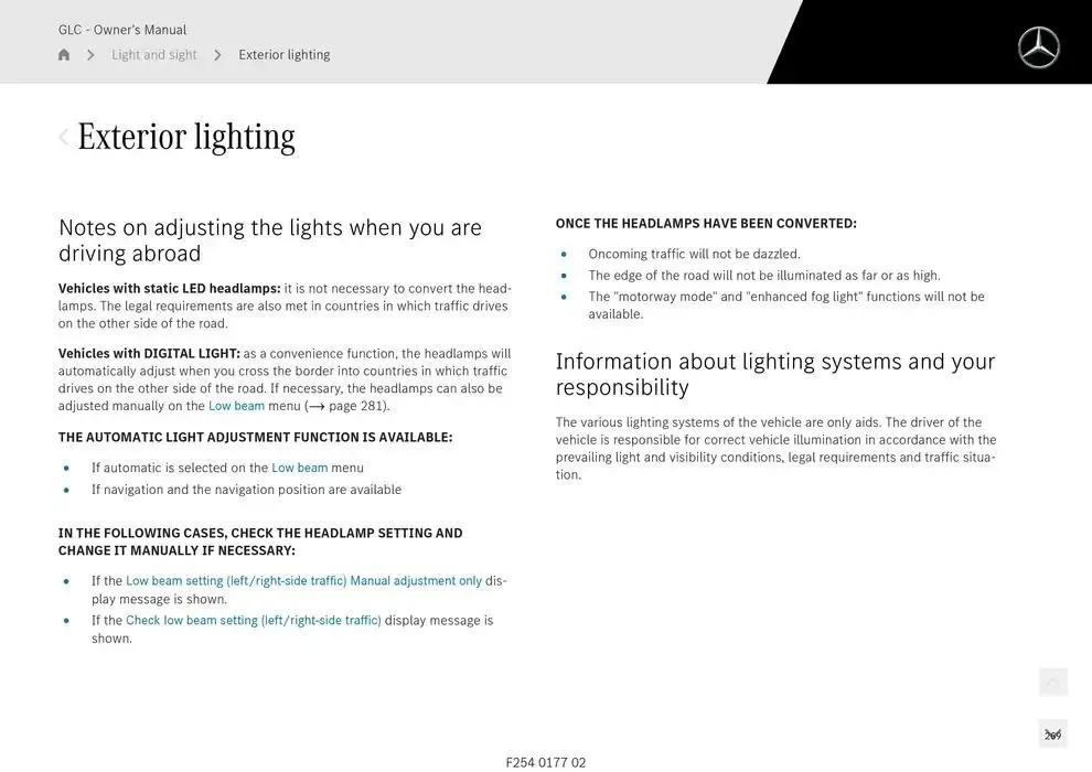 GLC SUV from 14 January to 30 April 2025 - Offers page 269