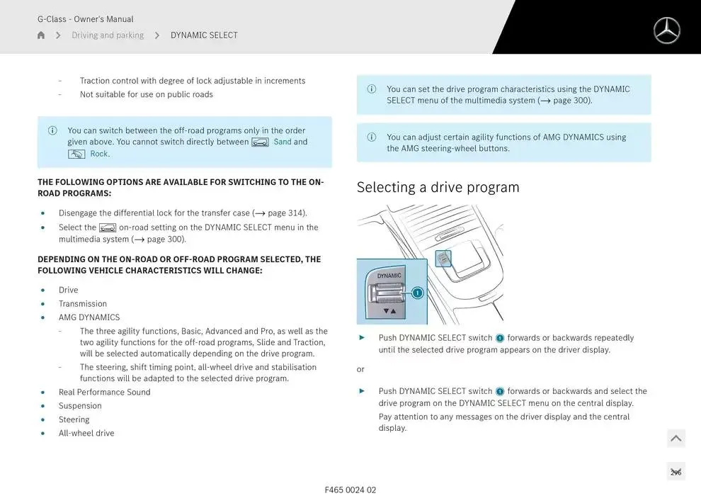 G-Class SUV from 14 January to 30 April 2025 - Offers page 296