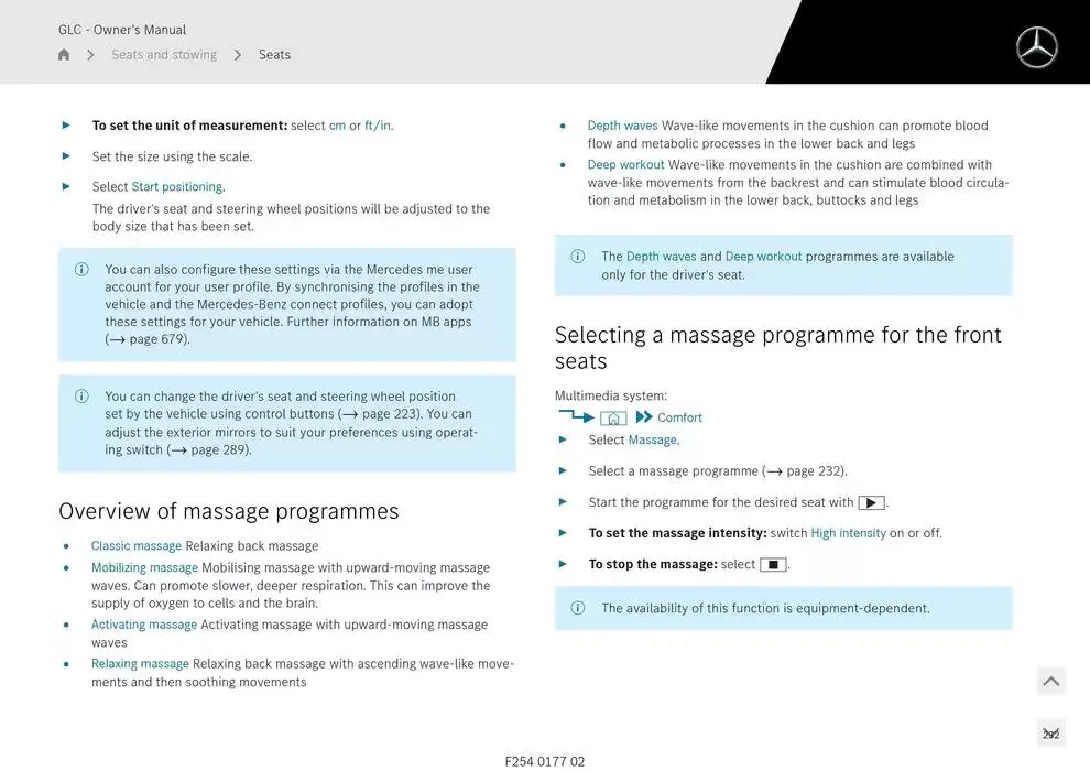 GLC SUV from 14 January to 30 April 2025 - Offers page 232