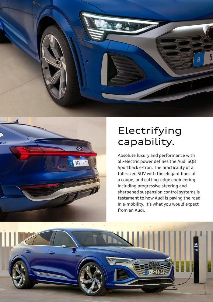 Audi SQ8 Sportback e-tron from 14 December to 31 August 2024 - Offers page 2