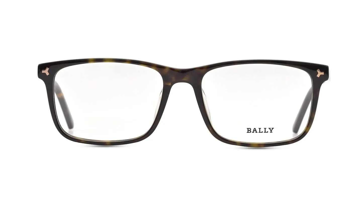 Men Rectangle Shiny Black Eyeglass