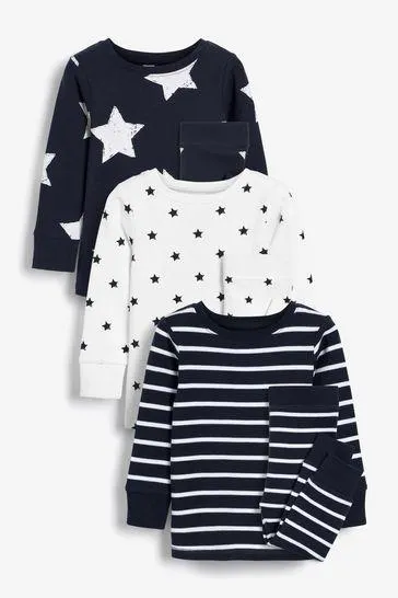 Snuggle Pyjamas 3 Pack (9mths-12yrs)