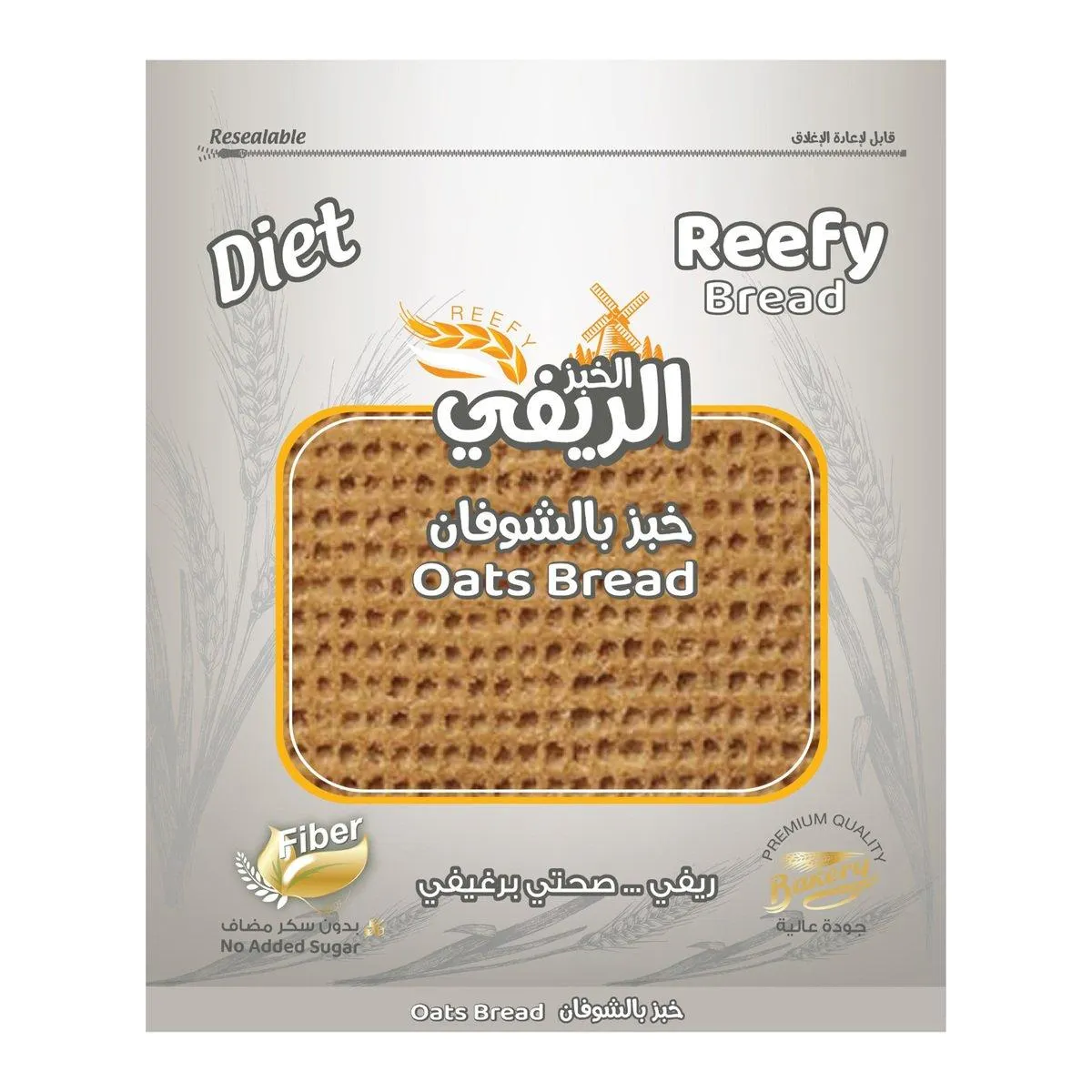 Reefy Diet Oats Bread No Added Sugar 225 g