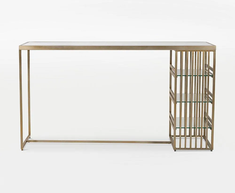 Devon Bartable 180X60X98 Brushed Gold