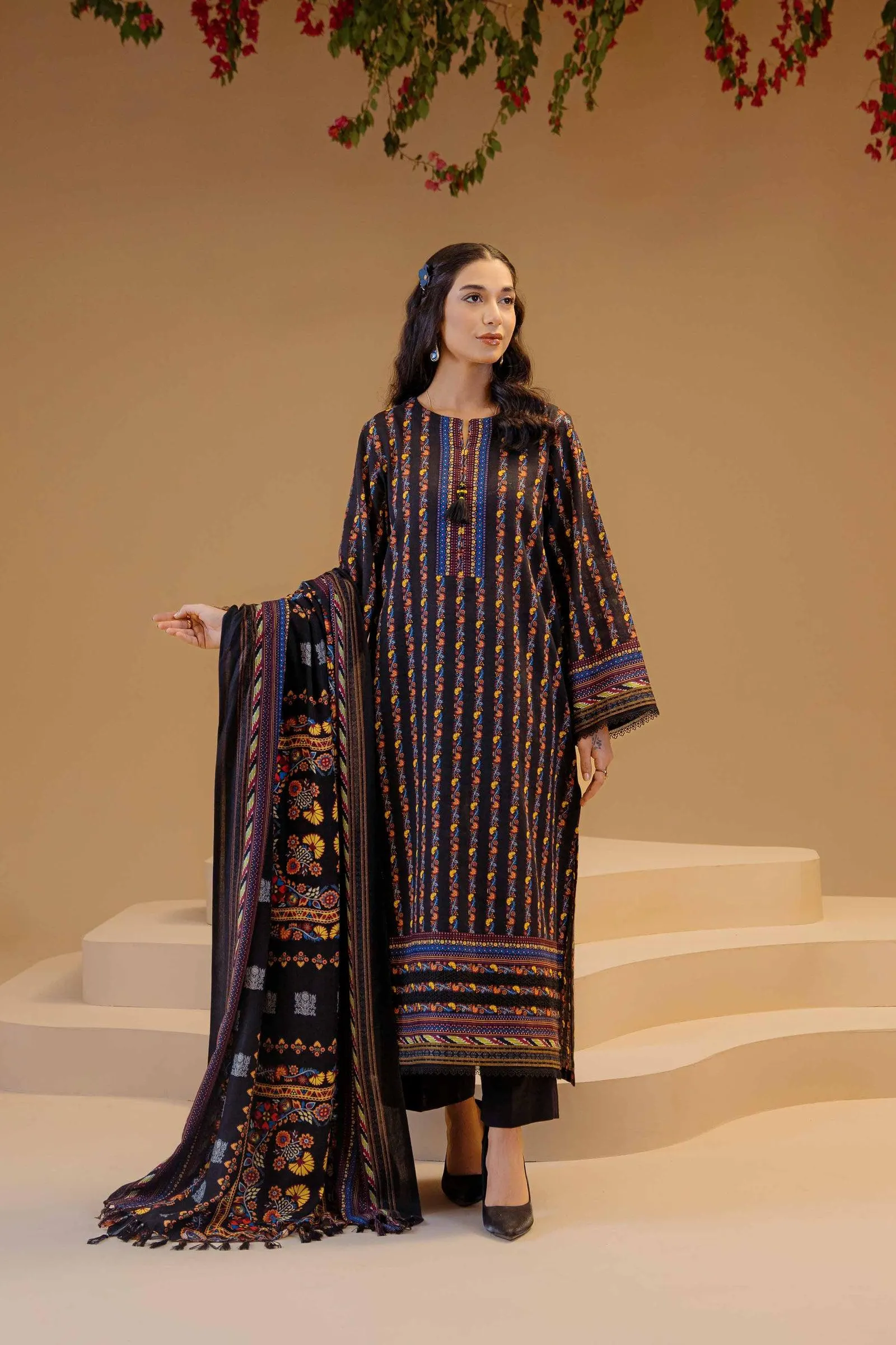 3 Piece - Printed Suit - 42303144