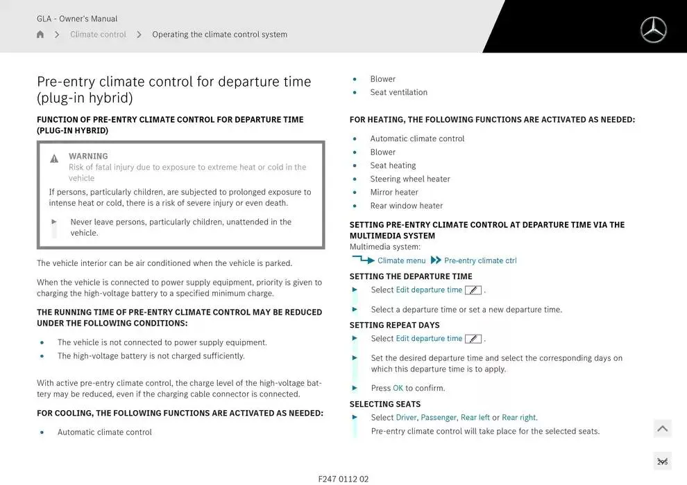 GLA SUV from 14 January to 30 April 2025 - Offers page 295
