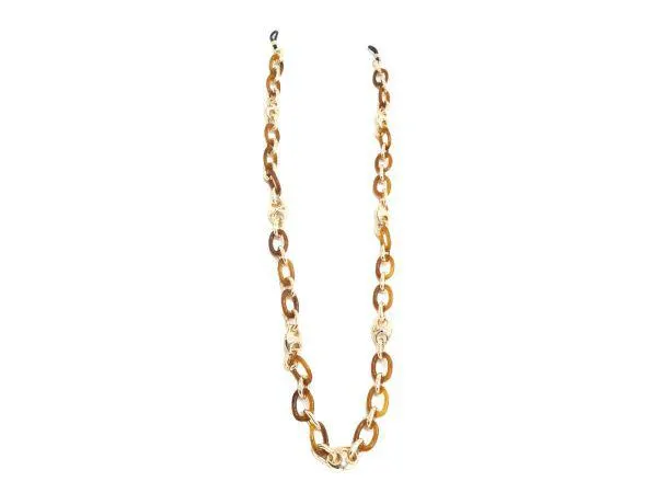 Necklace Cords for Glasses with Golden Links