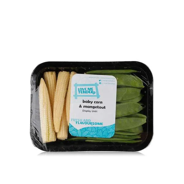 Love Me Tender baby corn & mangetout 200g