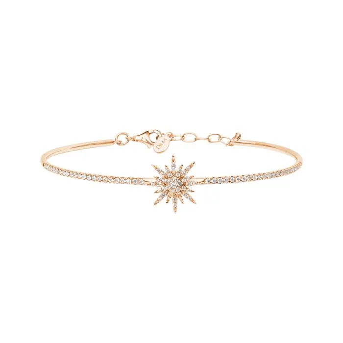 Djula Soleil Diamond Bangle in 18K Gold