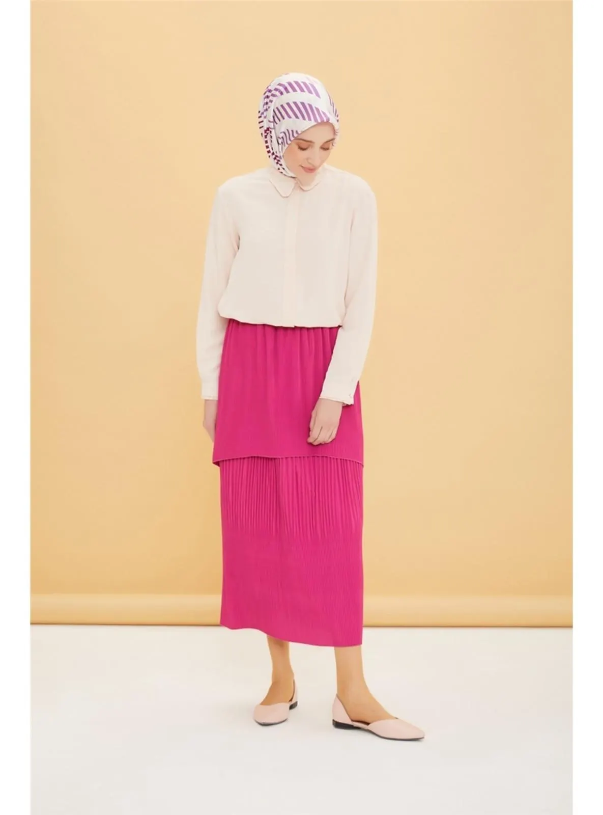 Orchid Striped - Skirt