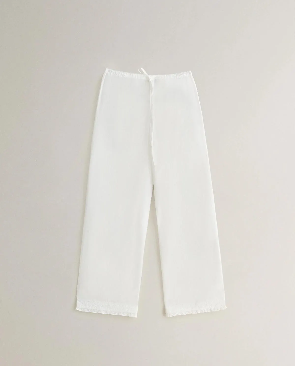 LACE TRIM TROUSERS