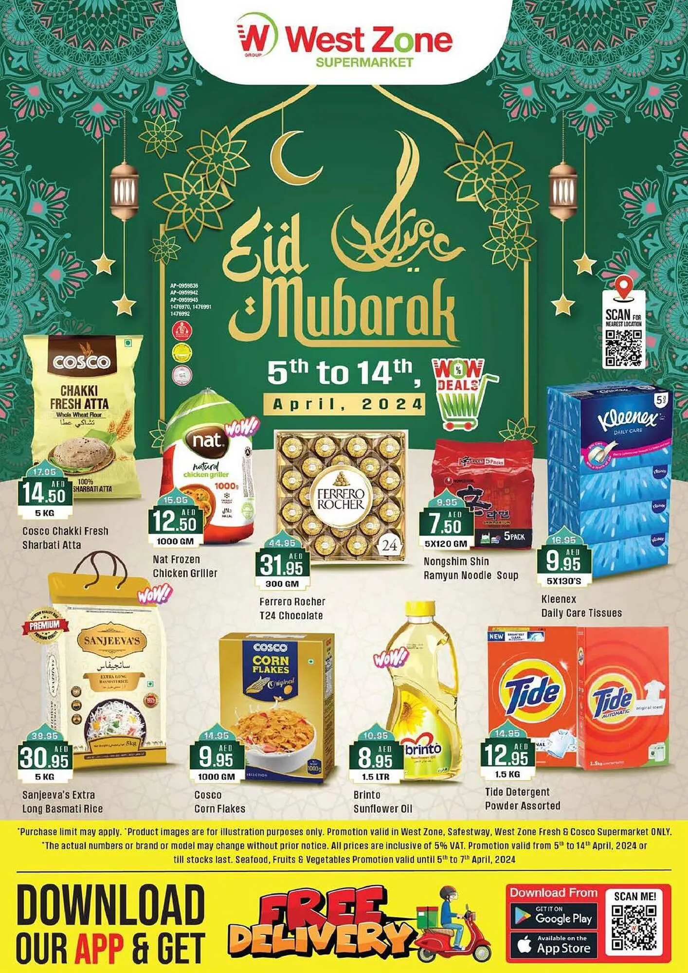 West Zone Supermarket catalogue from 5 April to 14 April 2024 - Offers page 1
