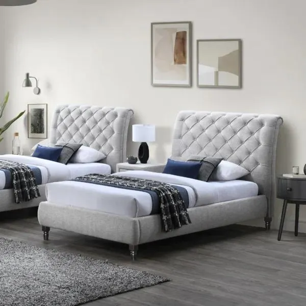 Chester Single Bed – Beige