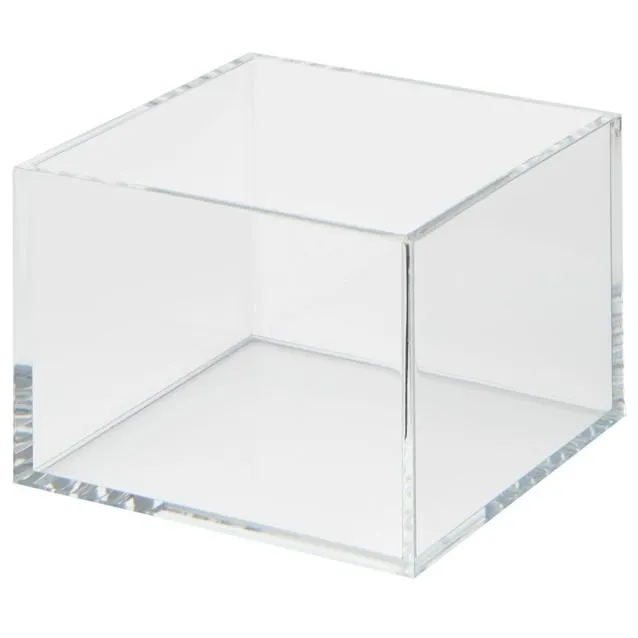 Stackable Acrylic Desktop Box, 8.4 x 8.4 x 6 cm, M, Clear