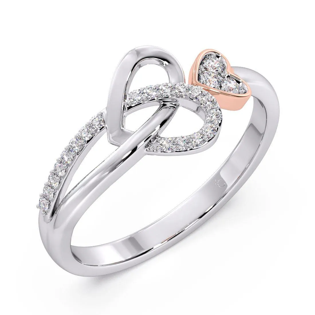 Chasing Hearts V.Day Diamond Ring