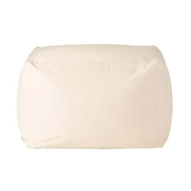 Beads Sofa Washed Cotton Canvas Cover , W 65 x D 65 x H43 cm, Raw White