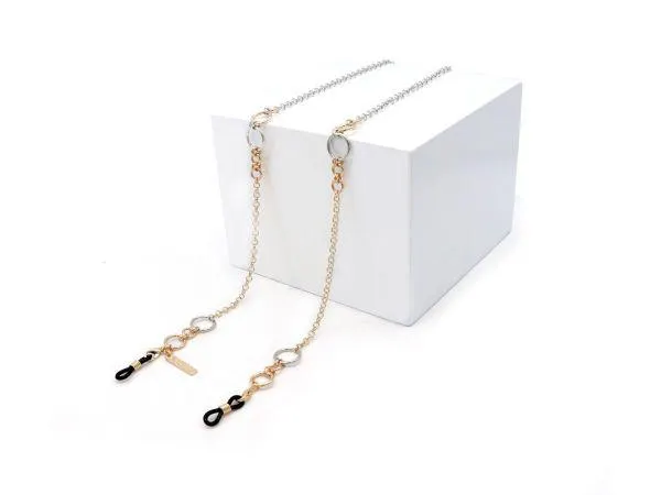Silver-Gold Glasses Chain