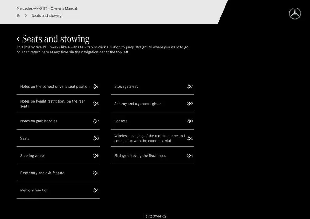 Mercedes-AMG GT Coupé from 14 January to 30 April 2025 - Offers page 206