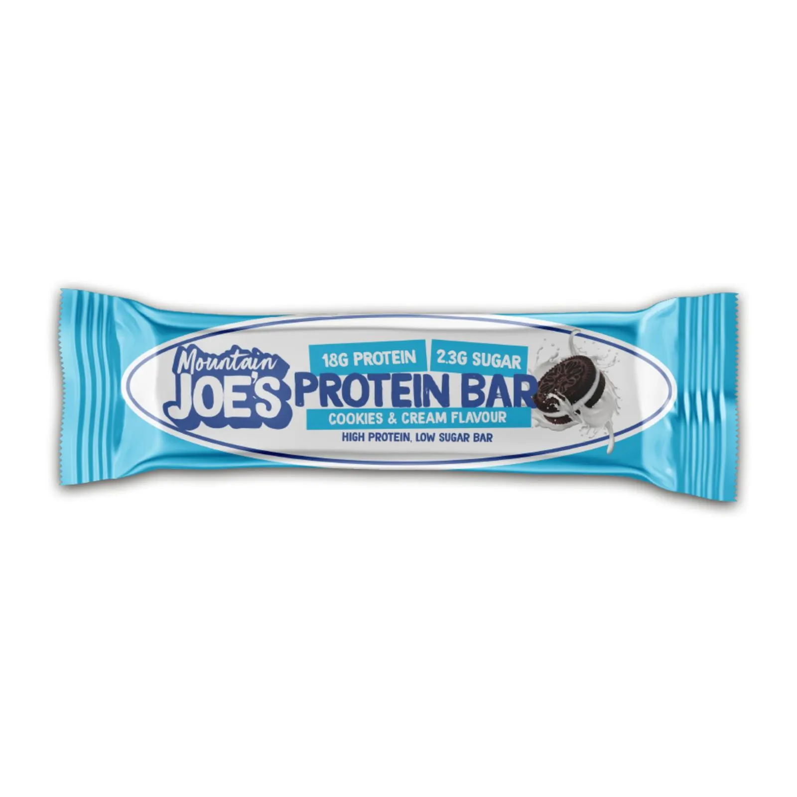 Mountain Joe's Cookies & Cream Flavour Protein Bar 55 g