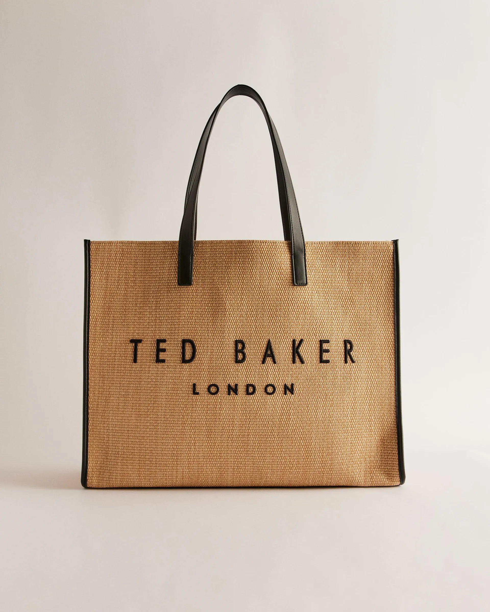 Pallmer Large Straw Icon Bag Natural