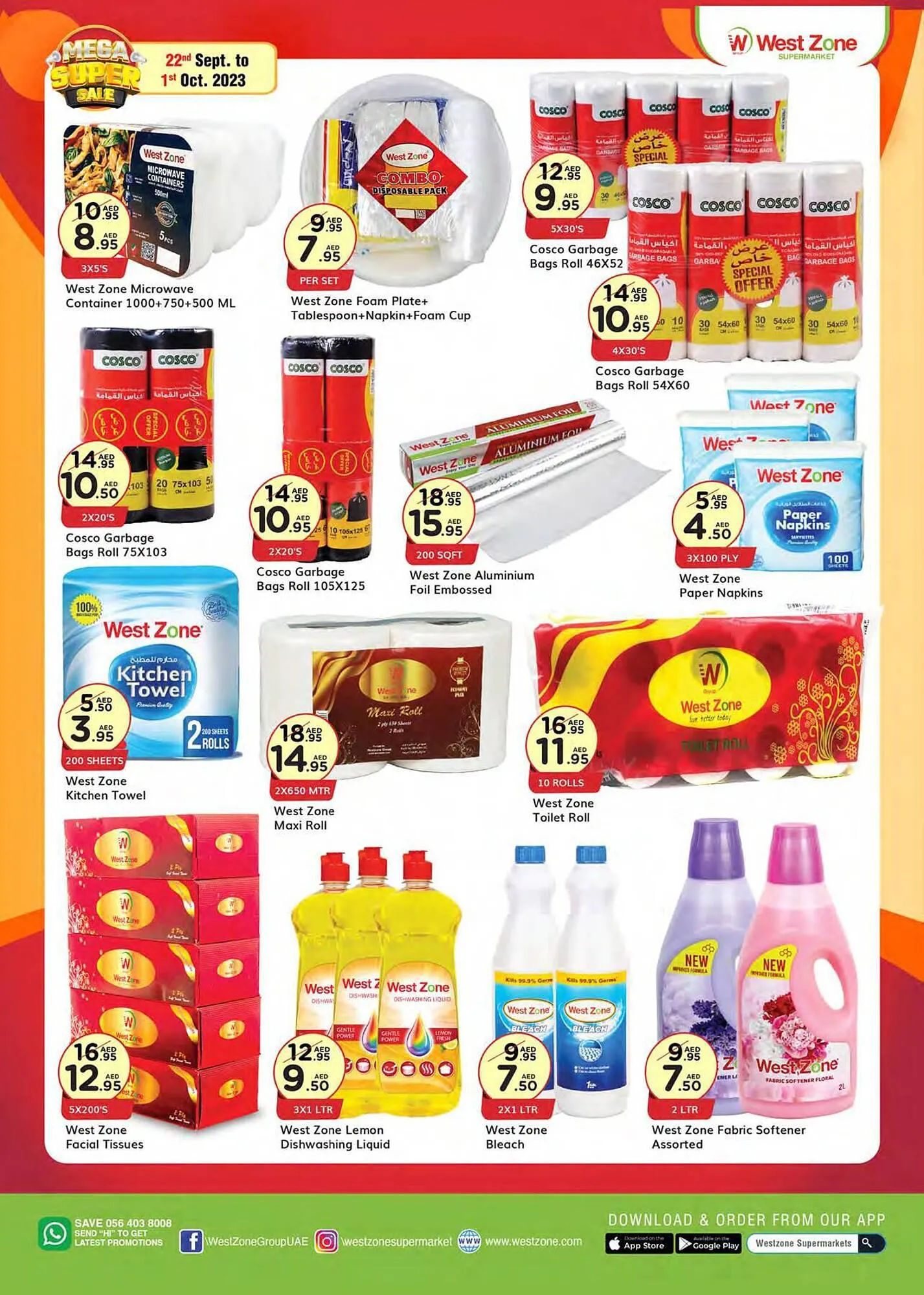 West Zone Supermarket catalogue from 22 September to 1 October 2023 - Offers page 16