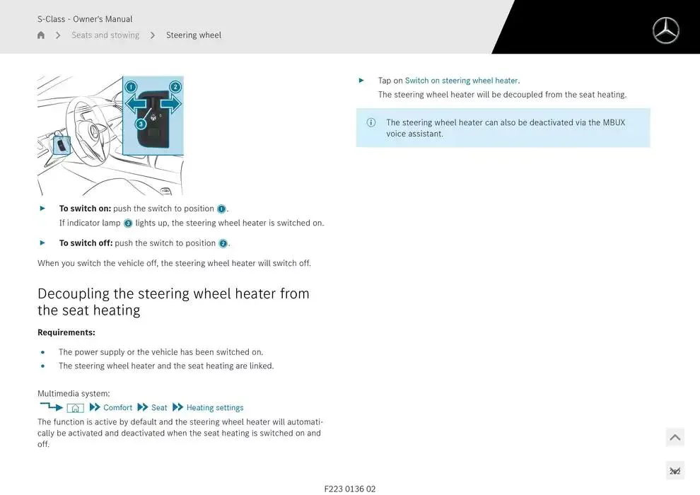 S-Class Saloon Long from 14 January to 30 April 2025 - Offers page 232