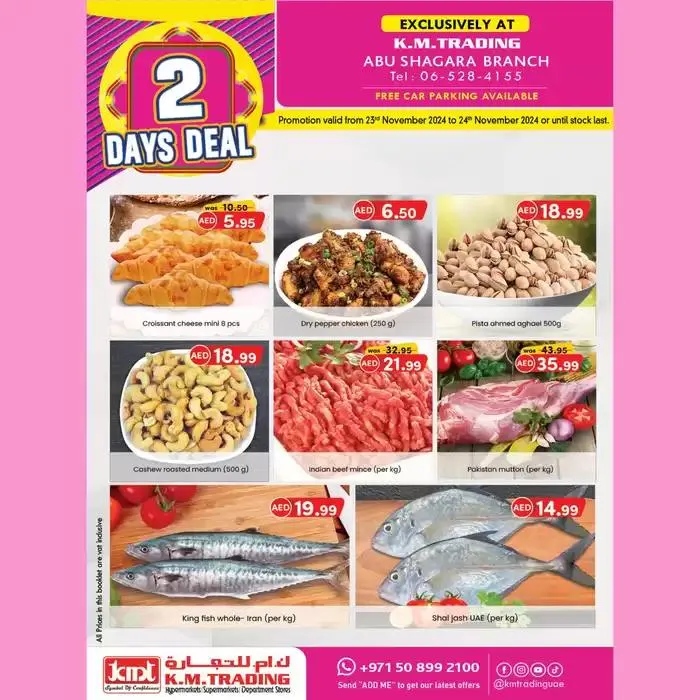 KMTrading promotion from 24 November to 8 December 2024 - Offers page 1