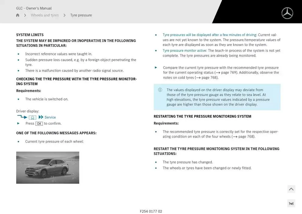 GLC SUV from 14 January to 30 April 2025 - Offers page 770