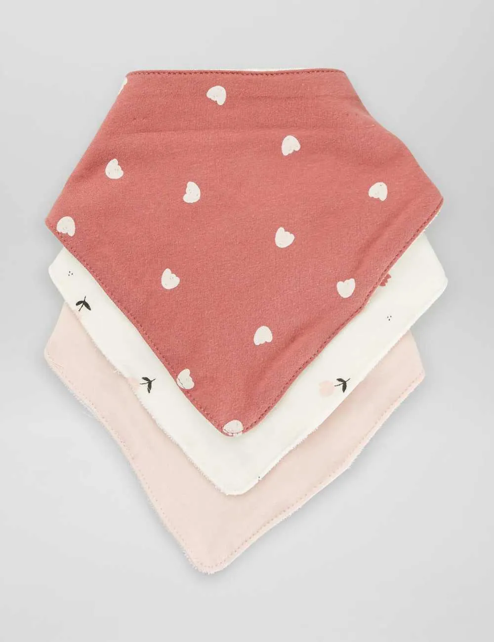 Pack of 3 triangle bibs