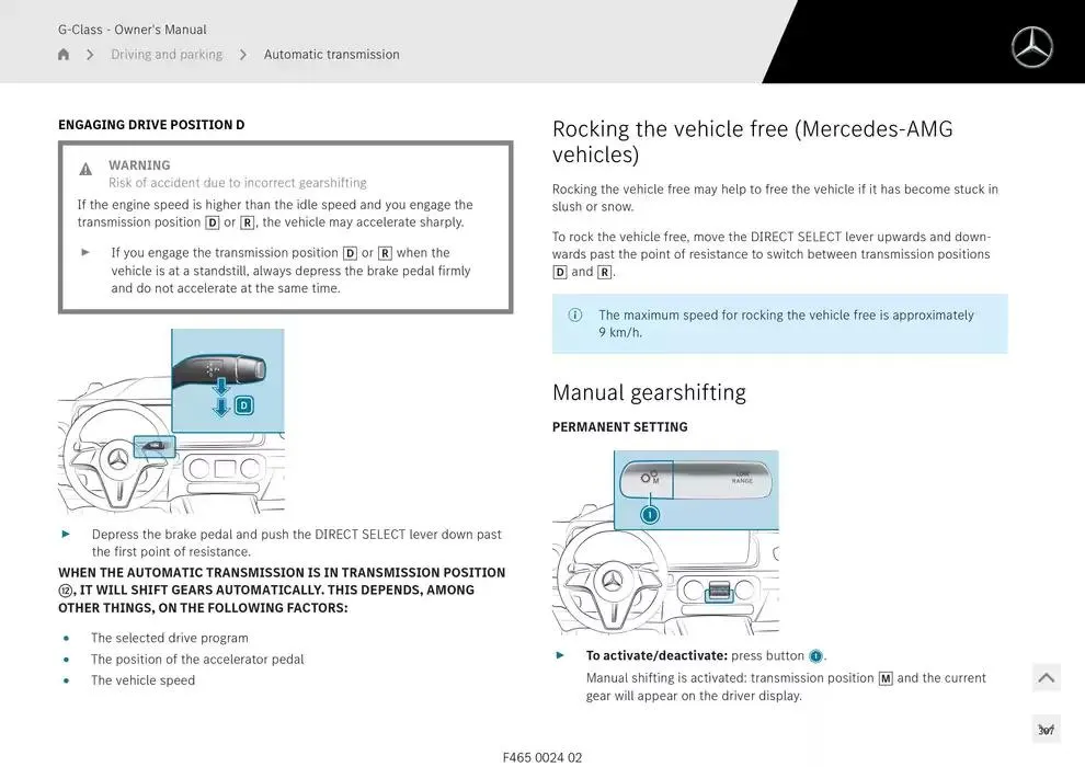 G-Class SUV from 14 January to 30 April 2025 - Offers page 307