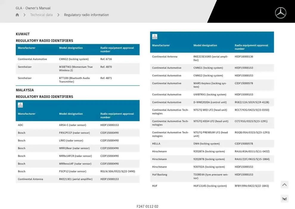 GLA SUV from 14 January to 30 April 2025 - Offers page 782