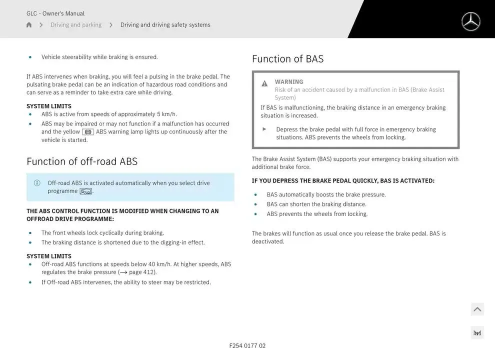 GLC SUV from 14 January to 30 April 2025 - Offers page 413