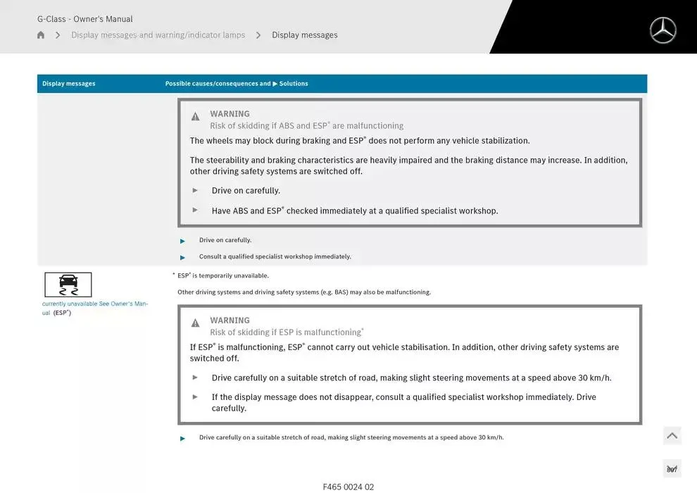 G-Class SUV from 14 January to 30 April 2025 - Offers page 807