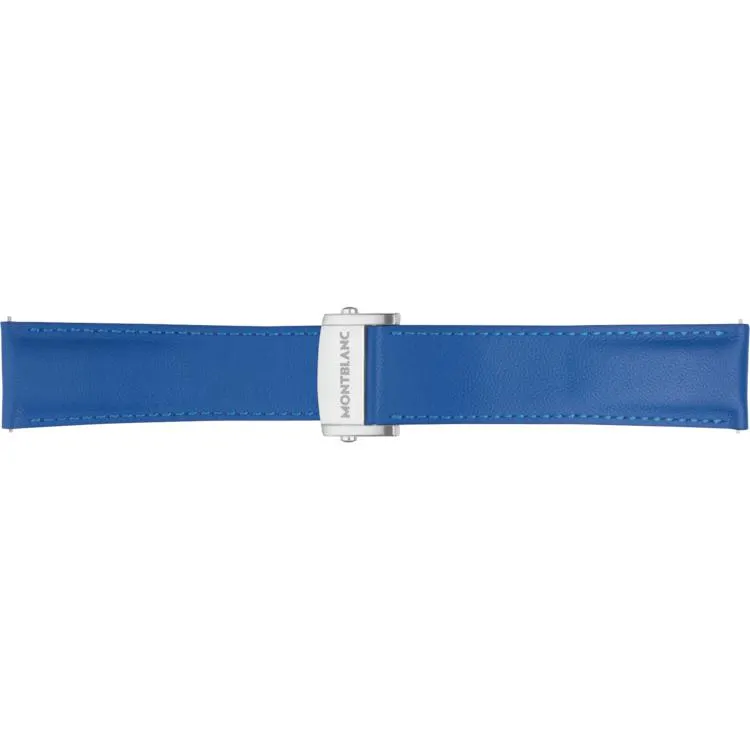 Summit 2 Sapphire Blue Leather Strap