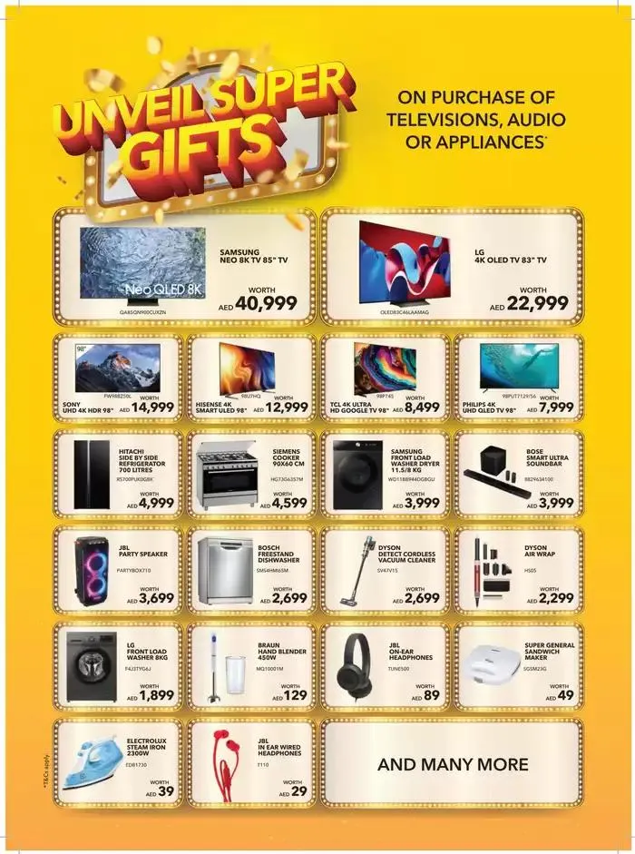 Sharaf DG promotion from 18 January to 25 January 2025 - Offers page 32