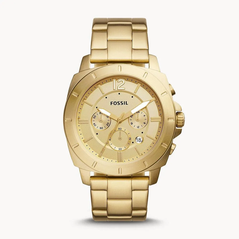 Fossil Privateer Sport Gold Stainless Steel Men's Watch - BQ2694