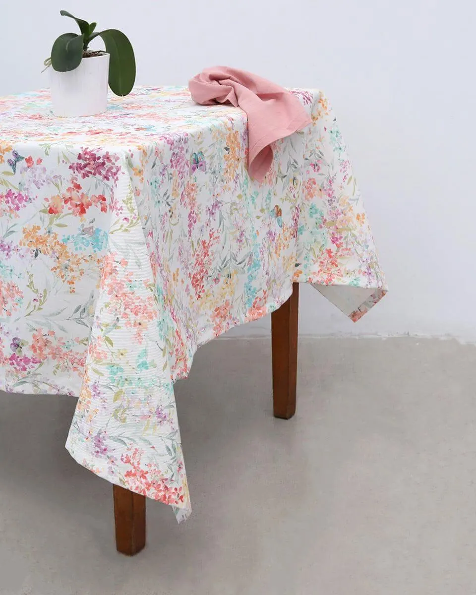 Αδιαβροχο Τραπεζομαντηλο Spring Colorful Flowers