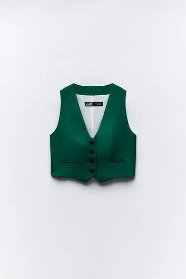 SHORT TAILORED WAISTCOAT
