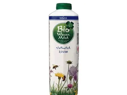 Bio WiesenMilch Organic Whole Milk 3.5% 1L