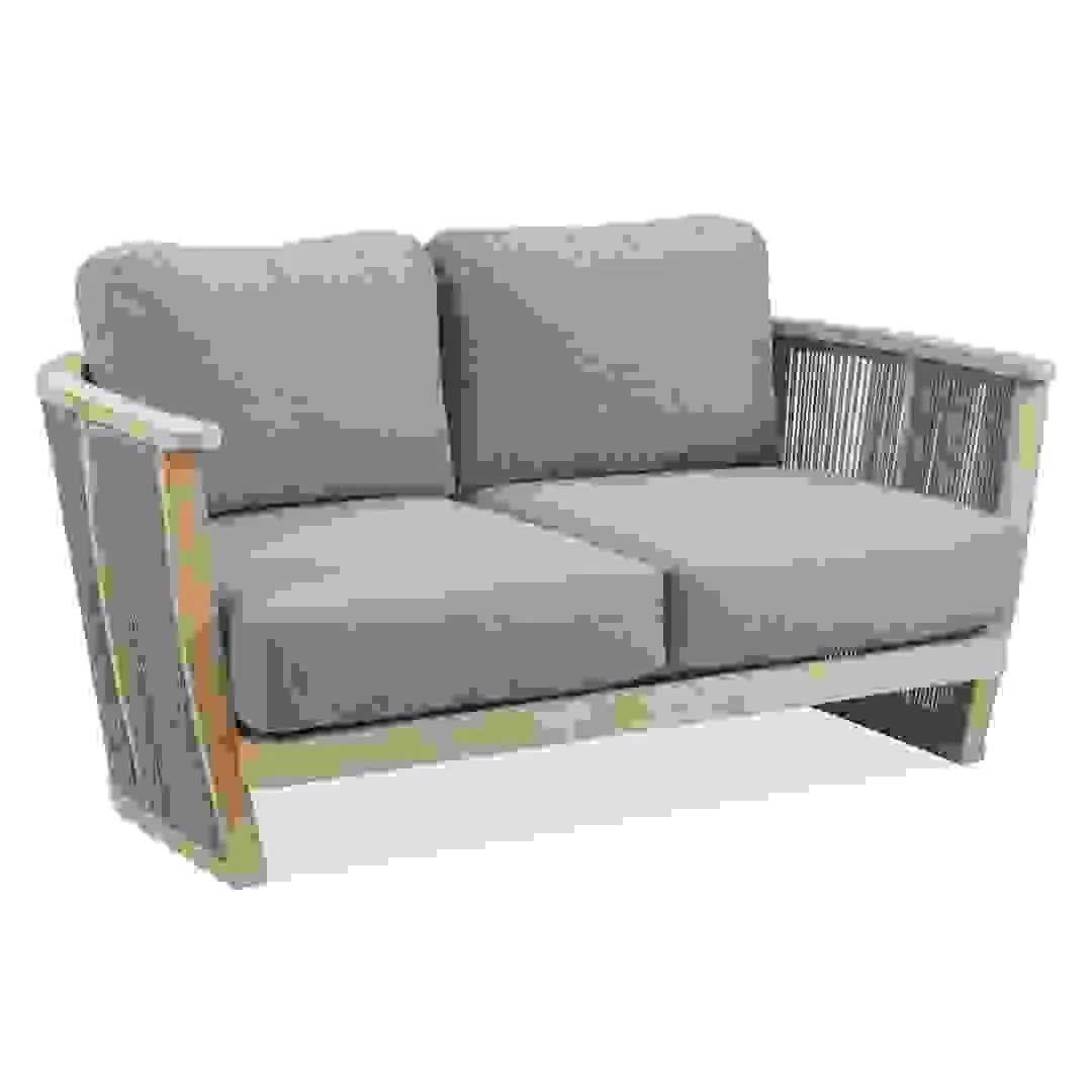 Forest 2-Seater Acacia Wood & Rope Sofa (146 x 80 x 63.5 cm)