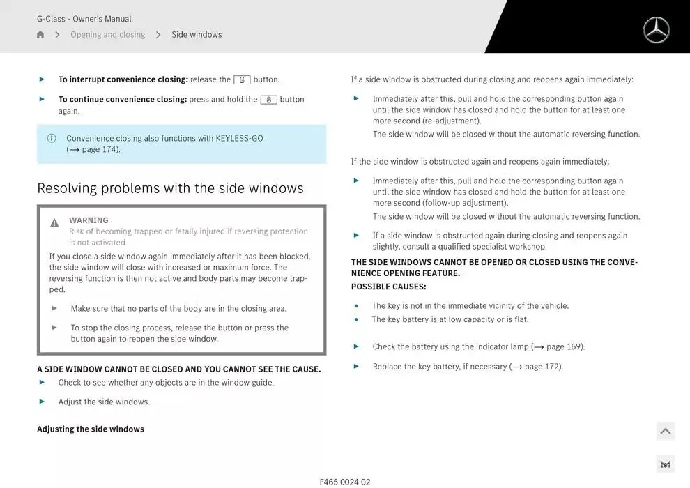 G-Class SUV from 14 January to 30 April 2025 - Offers page 183