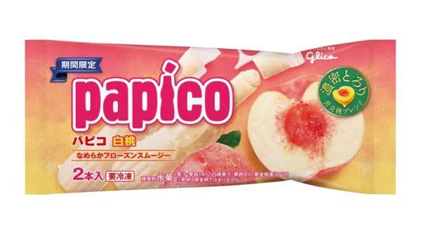 White Peach Flavored Water Ice – Papico Hakutoh – 160ml