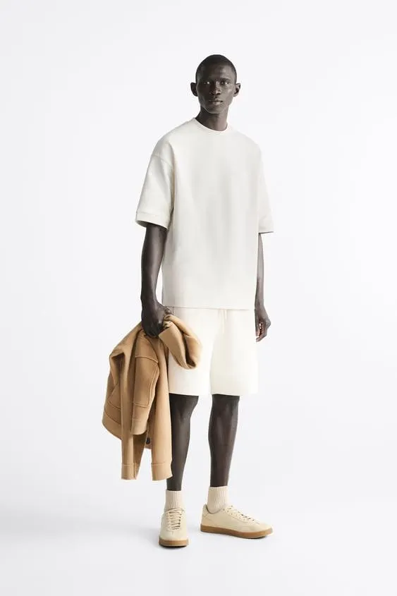 COMPACT JOGGER BERMUDA SHORTS