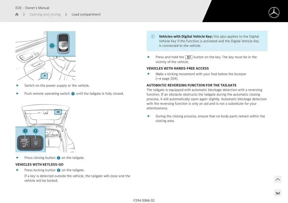 EQE SUV from 14 January to 30 April 2025 - Offers page 203
