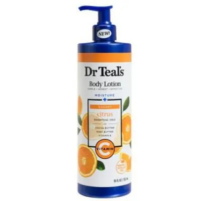 Dr Teal's Radiant Vitamin C Body Lotion Moisturizing Body Lotion 532ml