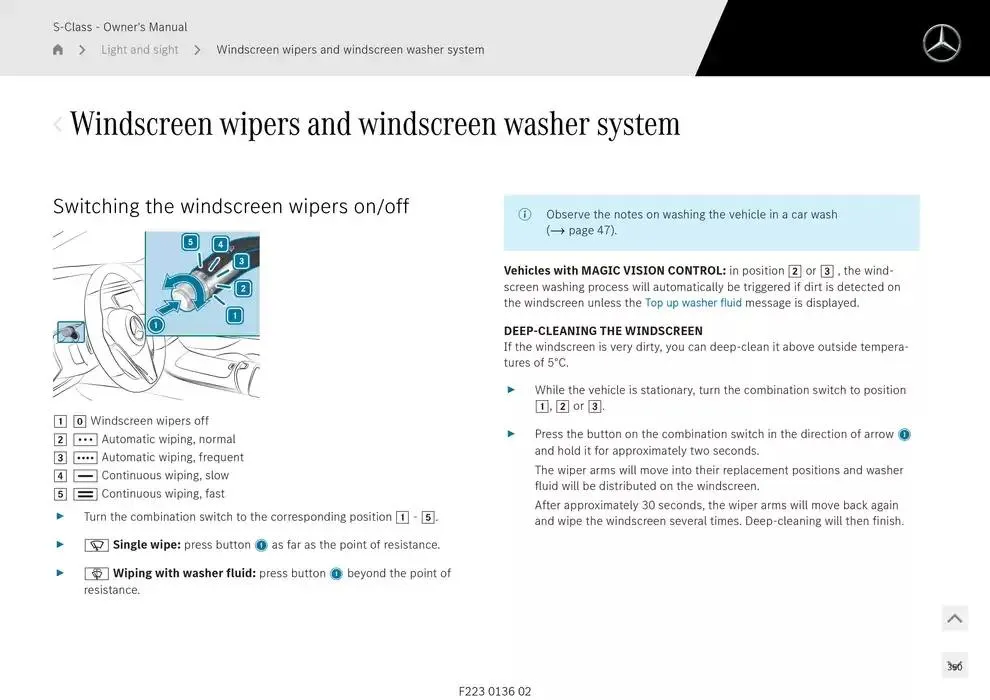 S-Class Saloon Long from 14 January to 30 April 2025 - Offers page 270
