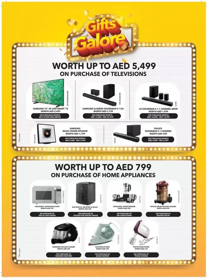 Sharaf DG promotion from 28 December to 11 January 2025 - Offers page 28