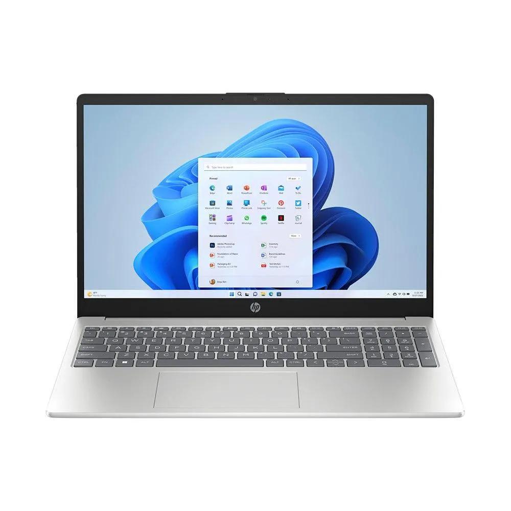 HP 15-fc0047ne AMD Ryzen 5 7520U 8GB RAM 512GB SSD AMD Radeon Graphics 15.6" Laptop - Natural Silver