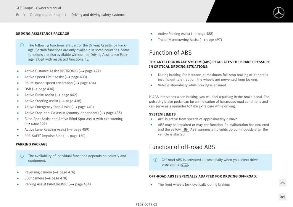 GLE Coupé from 14 January to 30 April 2025 - Offers page 412